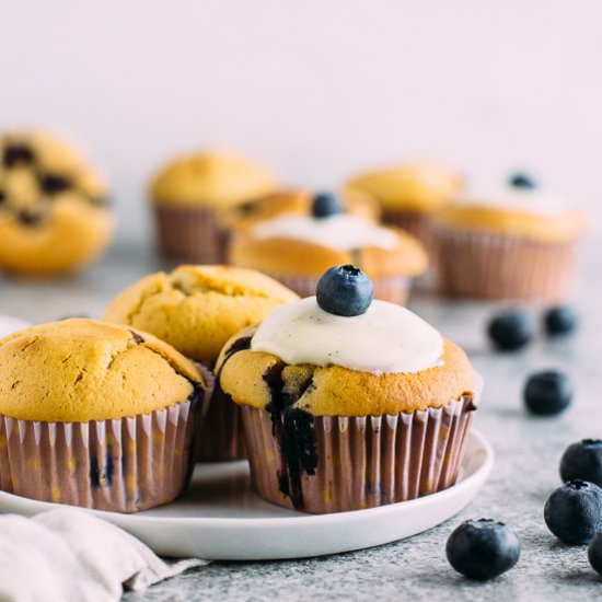 Blueberry Cheesecake Muffins
