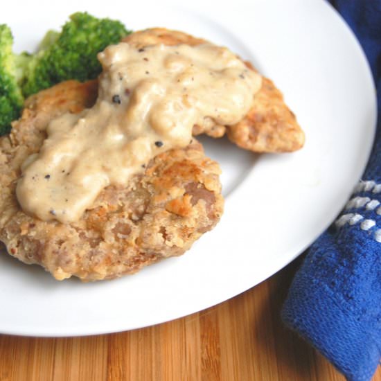 Vegan Chicken-Fried Seitan Steak