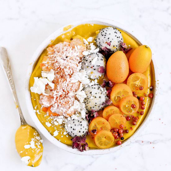 Mango Butternut Smoothie Bowl