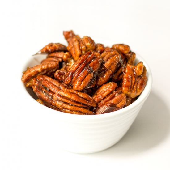 Candied Maple Pecans