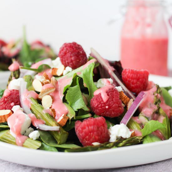 Spring Salad with Raspberry Vinaigrette
