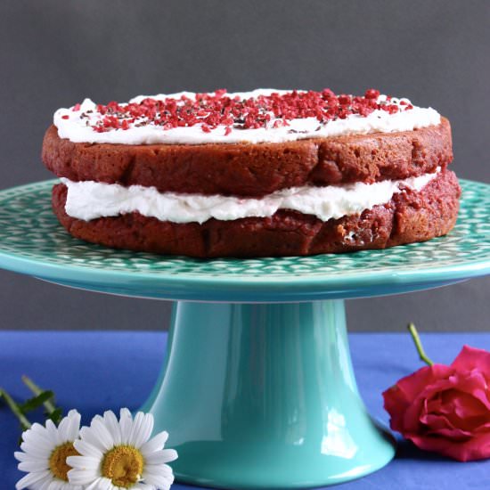 Gluten-Free Vegan Red Velvet Cake