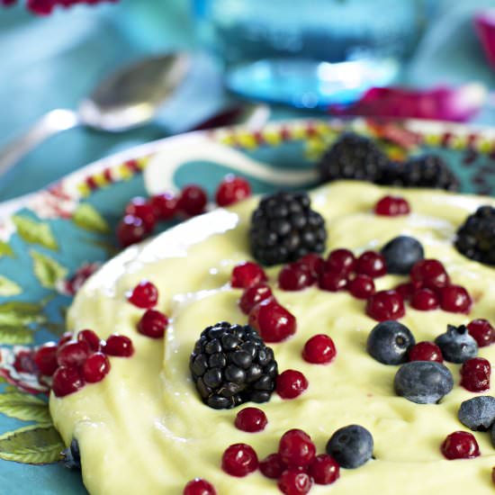 Lemon Curd with Summer Berries