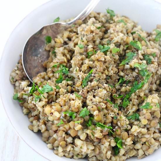 Barley and Lentil Salad
