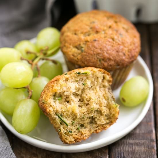 Cinnamon Zucchini Muffins