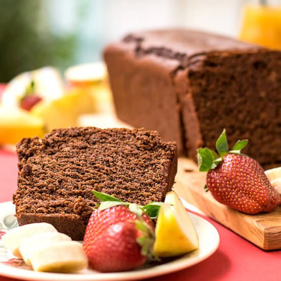 Olive Oil & Tahini Chocolate Cake