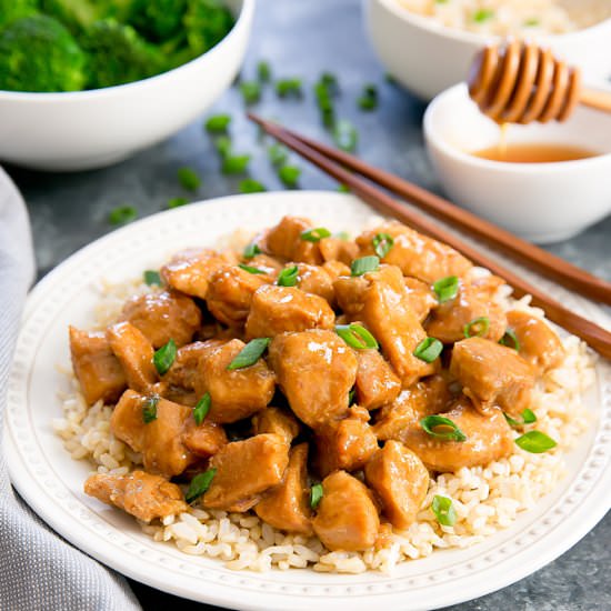 Instant Pot Honey Garlic Chicken