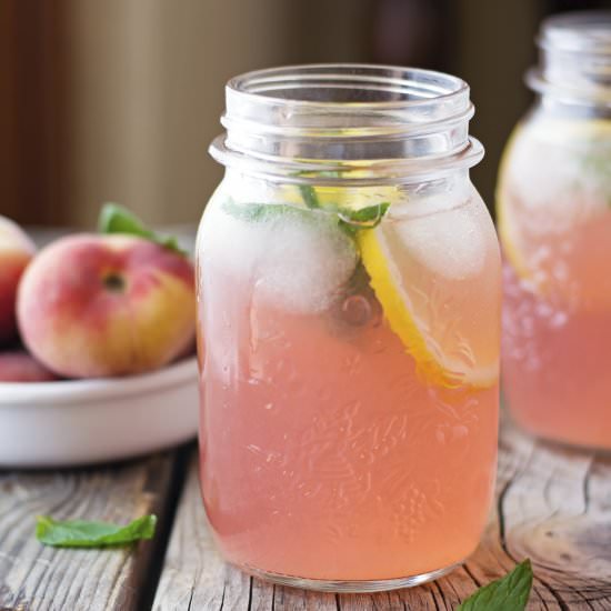 Peach Mint Lemonade