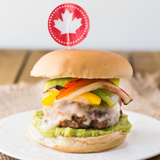 Chicken Fajita Burgers