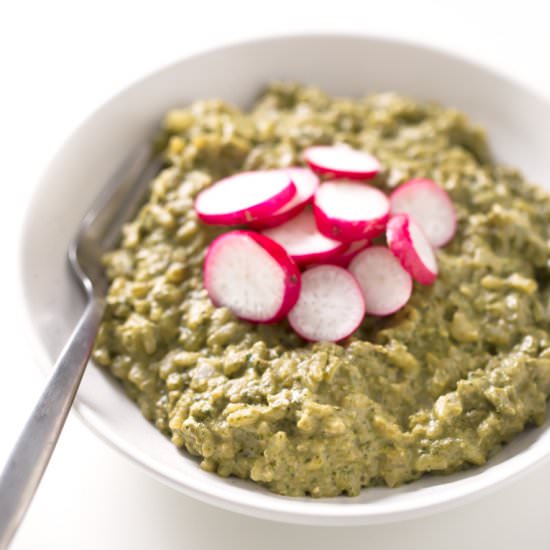 Vegan Pesto Risotto