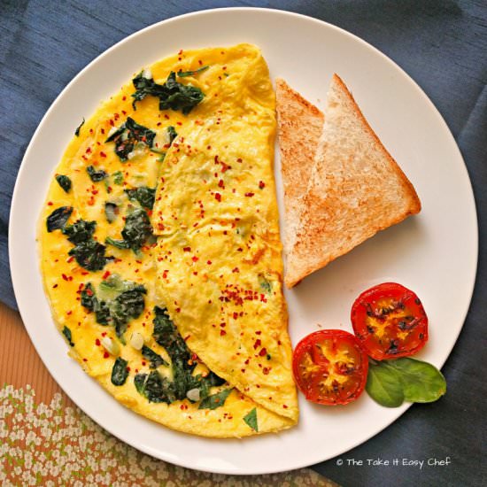 Spinach Omelette