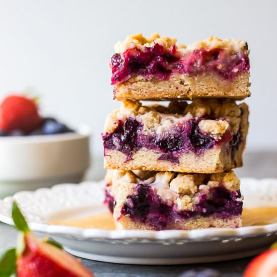 Berry Crumb Bars