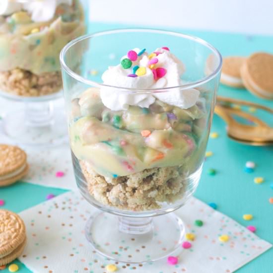 Cake Batter Pudding Cups