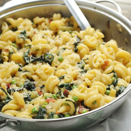 Spring Parmesan Pasta