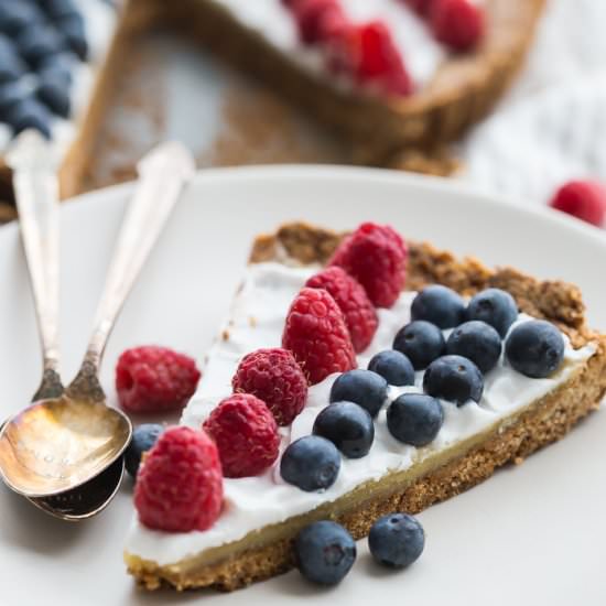 Paleo Flag Fruit Tart