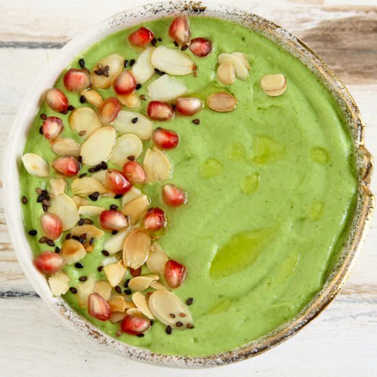 Avocado Cucumber Almond Dip