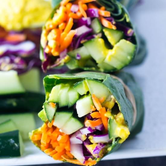 Detox Collard Green Wraps
