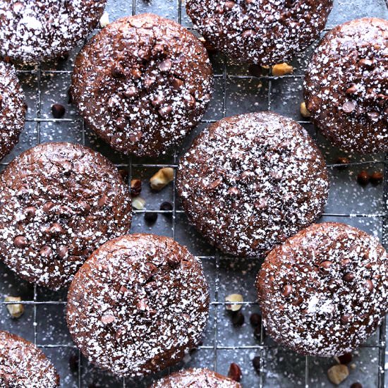 Chocolate Hazelnut Macaroons