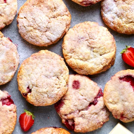 Strawberry Cream Scones