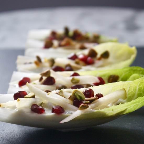 Blue Cheese & Pear Endive Appetizer