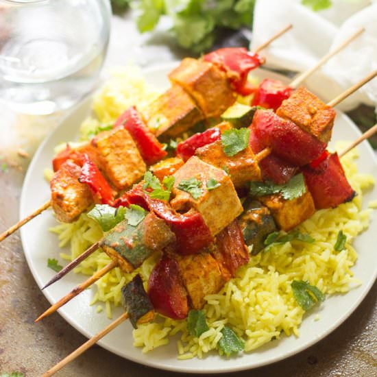 Mediterranean Tofu Kebabs