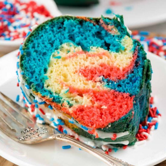 Fireworks Bundt Cake