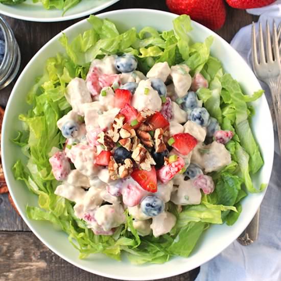 Paleo Whole30 Berry Chicken Salad