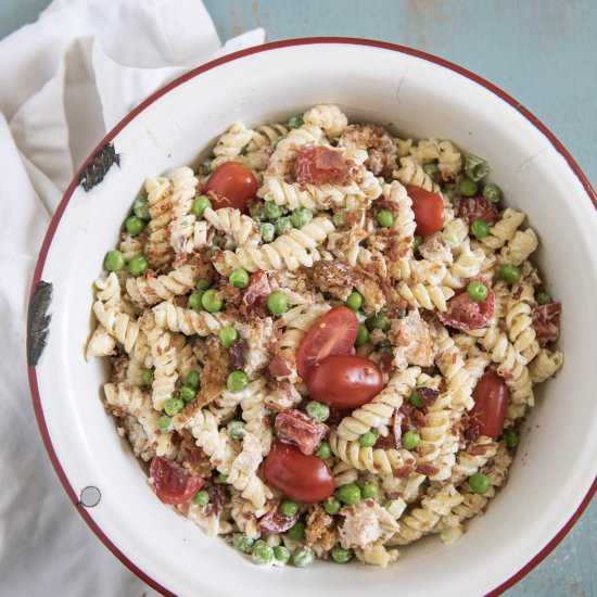 Chicken Bacon Ranch Pasta Salad