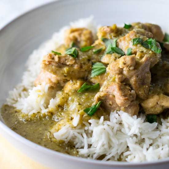 Instant Pot Green Thai Curry
