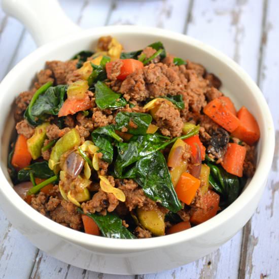 {Whole30} Beef & Vegetable Hash