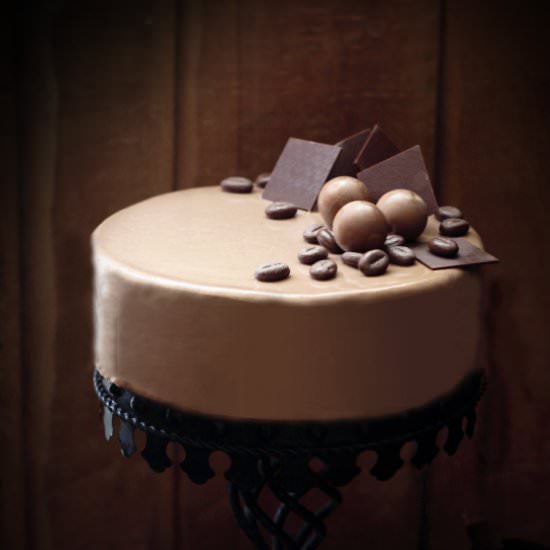 Amaretto coffee layer cake