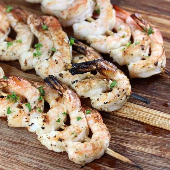 garlic grilled shrimp