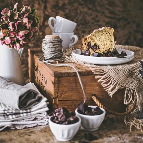 Olive Oil Zucchini Chocolate Cake