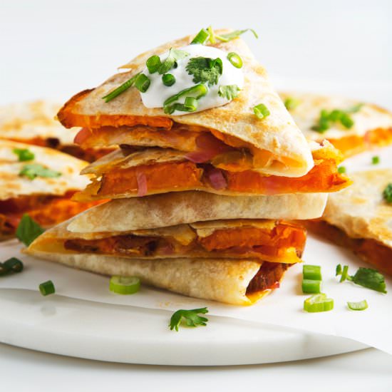 Sweet Potato Quesadillas