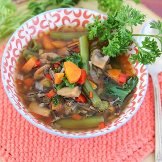 Vegetable and Wild Rice Soup