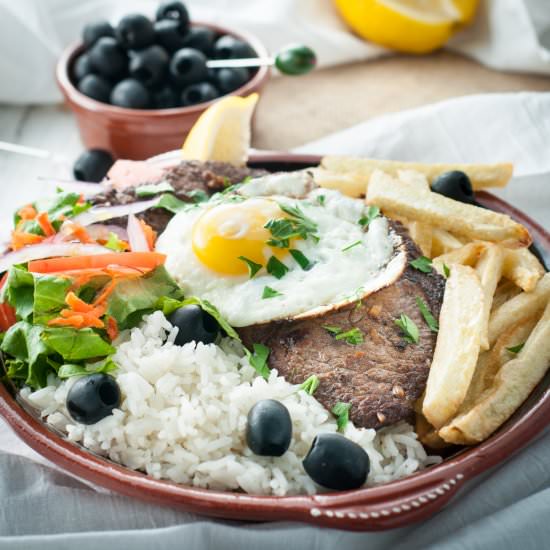 Portuguese House Steak – Bitoque