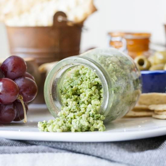 Pesto Quinoa Dip