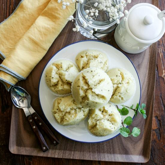 Steamed Kiwi Muffins