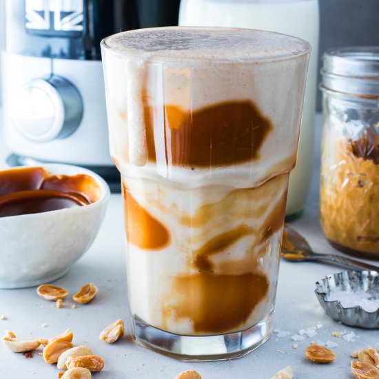 Peanut Butter & Caramel Milkshake