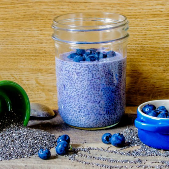 Blueberry and Maple Chia Pudding