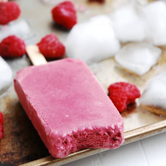 Raspberry Chocolate Protein Pops
