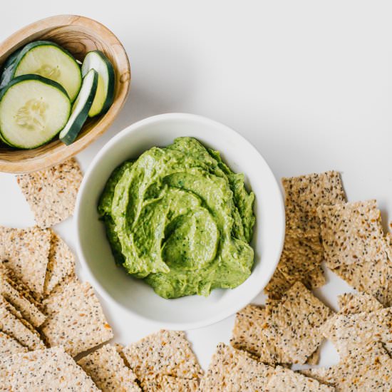 Avocado, Spinach & Artichoke Dip