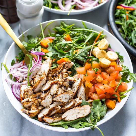 Balsamic Chicken & Arugula Salad