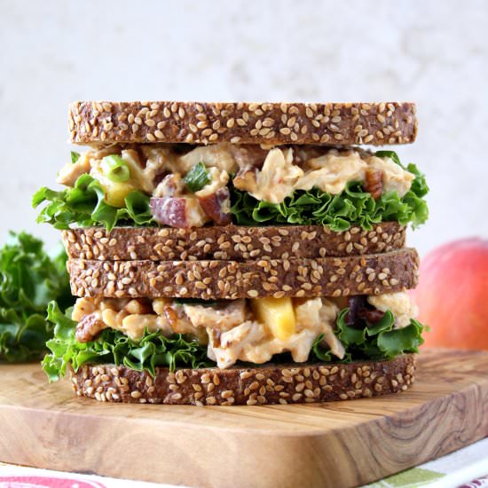 Chipotle-Peach Chicken Salad