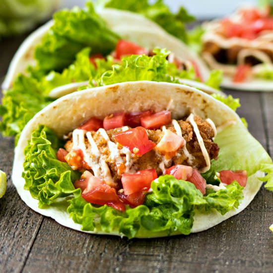 Fried Chicken Tacos