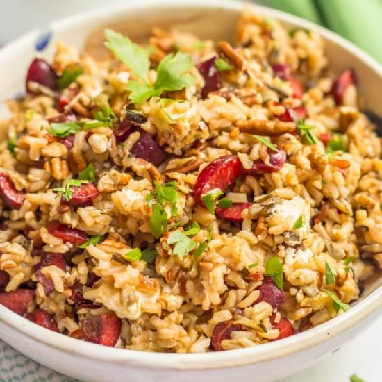 Wild Rice Salad with Cherries