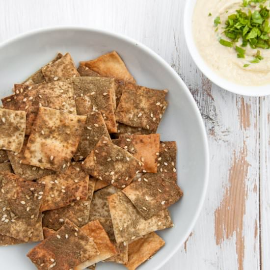 Vegan Za’atar Crackers