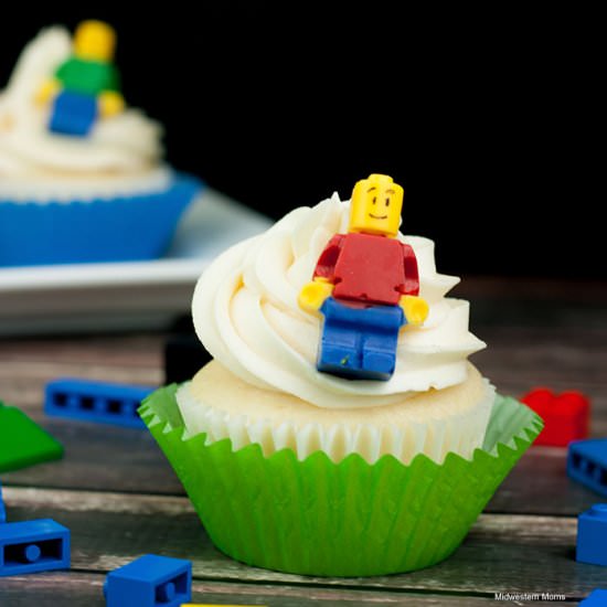 Lego Inspired Cupcakes