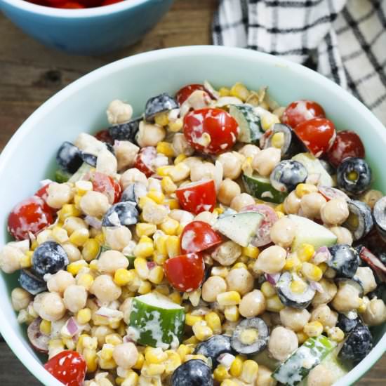 Southwestern Garbanzo Salad