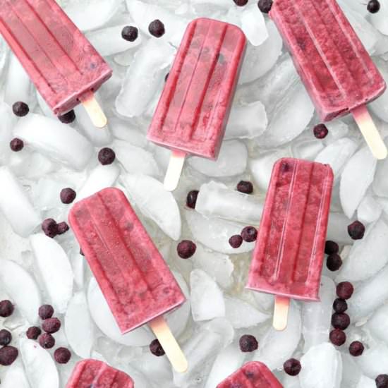 Mixed Berry Coconut Creamsicles